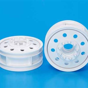 1/14 Truck Front Wheels 22mm White