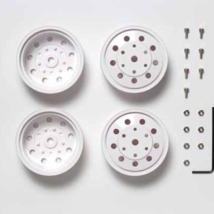 1/14 Truck Rear Wheels 22mm White